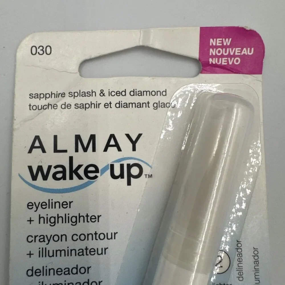 Almay Wake Up Eyeliner+Highlighter  #030 Sapphire Splash & Iced‎ Diamond